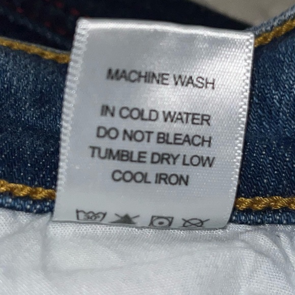 Judy Blue Color Block Denim Shorts Size M - Picture 9 of 9